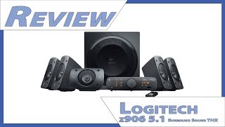 Logitech z906 51 Surround Sound THX  In Depth Review  Unboxing [upl. by Tomchay]