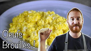 Recette des Oeufs Brouillés Parfaits celle des restaurants étoilés ⭐ [upl. by Kopans475]