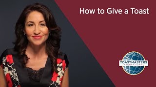 How to Give a Toast [upl. by Adlih]