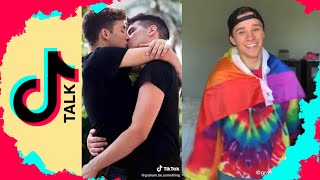 GAY TIKTOK COMPILATION 15 LGBTQ TikToks to spark a little joy [upl. by Ymmat]