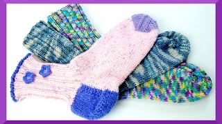 SOCKEN STRICKEN FÜR ANFÄNGER  Anleitung [upl. by Gnous697]