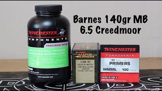 65 Creedmoor Barnes 140gr Match Burner Staball 65 [upl. by Lamok]