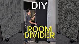 Easy DIY Room Divider Partition Wall for Privacy [upl. by Thornburg]