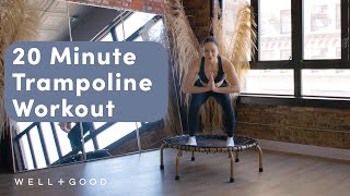 20 Minute LowImpact Rebounder Workout For Beginners  Good Moves  WellGood [upl. by Martz748]