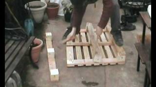 How To Dismantle A Wooden Pallet [upl. by Dnomder]