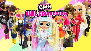 OMG Dolls FULL COLLECTION Unboxing  OMG Makeover Hack [upl. by Sixel]