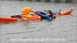 NORTHSEAKAYAK  The Paddle Float Self Rescue [upl. by Nodmac109]