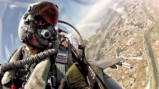 Fighter Jet Cockpit • F16 Takeoff To Landing [upl. by Audry]