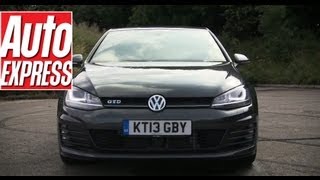 VW Golf GTI VS VW Golf GTD review  Auto Express [upl. by Ken453]