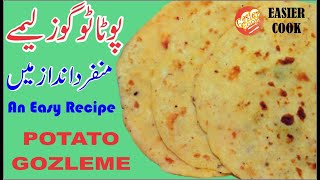 How to make gozleme at home  Potato gozleme recipe  Potato gozleme in my style [upl. by Fauch]