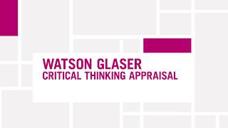 A Guide to the Watson Glaser Test [upl. by Dianne701]