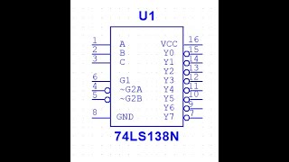 IC 74LS138  PIN CONFIGURATION  TRUTH TABLE  3 TO 8 DECODER  MULTISIM IMPLEMENTATION [upl. by Aigroeg]