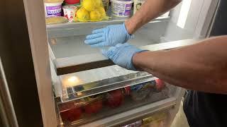 Thermador Refrigerator Drawer Removal [upl. by Russon374]