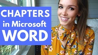 How to Add Chapter Headings in Word [upl. by Rafaela]