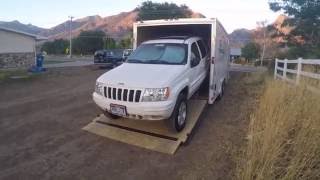 Enclosed Car Trailer Winch Install [upl. by Xever]