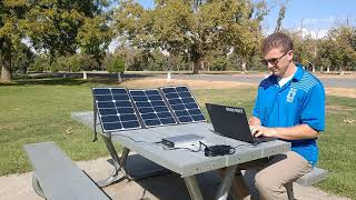 Solar Panel with a Wall Socket [upl. by Firooc968]