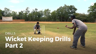 Wicket Keeping Drills  Part 2  Cricket [upl. by Nnayllehs861]