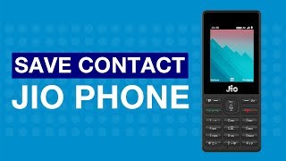 JioCare  How to Save Contact on JioPhone Hindi  Reliance Jio [upl. by Teagan]