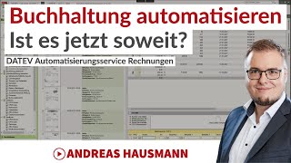 Buchhaltung automatisieren in DATEV Rechnungswesen mit dem DATEV Automatisierungsservice Rechnungen [upl. by Juan548]