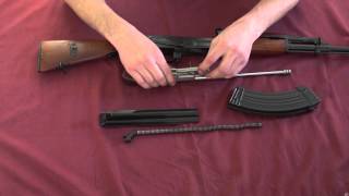 AK 47  gun disassembly [upl. by Tonry834]