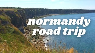 Normandy France vlog 🇫🇷 Road trip through Caen Bayeux the Normandy American cemetery and more [upl. by Ecyac]