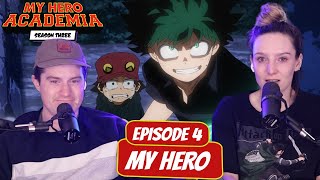 DEKU VS MUSCULAR  My Hero Academia Season 3 Reaction  Ep 4 quotMy Heroquot [upl. by Oelc]