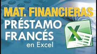 Prestamo frances con excel [upl. by Ado]