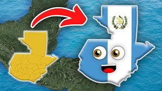 Guatemala  Geography amp Departments  Countries of the World [upl. by Raynah331]