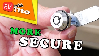 How To Replace RV Storage Locks  No More CH751 Keys [upl. by Mathew]