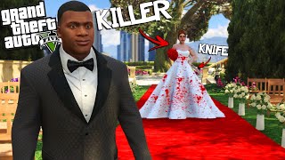 FRANKLIN gets MARRIED to a MURDERER in GTA 5 [upl. by Ydasahc]