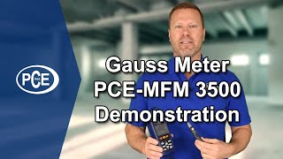 Gauss Meter PCEMFM 3500 Demonstration [upl. by Asilaj102]