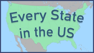 Every State in the US [upl. by Onitsirc149]