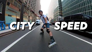 Speeding Through the City  Inline Skating Urban Flow Skate [upl. by Gulick897]