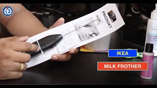 IKEA MILK FROTHER Review amp Battery Installation [upl. by Yelnet926]