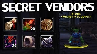 Hidden amp Secret Vendors in WoW Classic [upl. by Ashil]