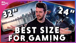 What is The Best Monitor Size For Gaming 2021 [upl. by Anilok373]