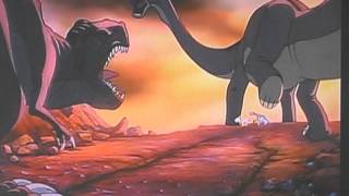 Land Before Time Littlefoots mother vs Sharptooth [upl. by Serg884]