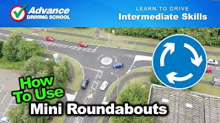 How To Use A MiniRoundabout  Learn to drive Intermediate skills [upl. by Riesman]