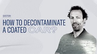 The Detailing Guru How to decontaminate a coated car [upl. by Nahtan]