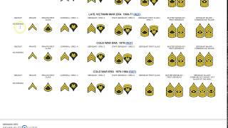 US Army Enlisted Ranks [upl. by Uliram952]