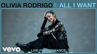 Olivia Rodrigo  All I Want Live Performance  Vevo [upl. by Eceined]