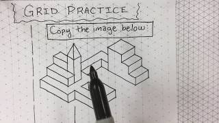 Beginner Isometric Drawing Tutorial [upl. by Montford]