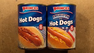 UK versus USA canned hot dog electrocution challenge mastication alert [upl. by Gunar]