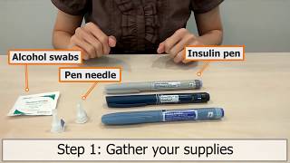 Insulin Pen Instructions How to Use [upl. by Enelyak]