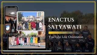 Enactus Satyawati Orientation 2024 [upl. by Douglass773]