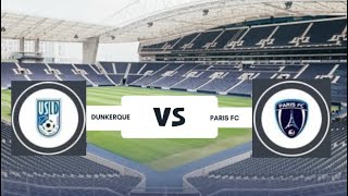 Le résumé de la rencontre USL Dunkerque  FC Lorient 01 2425 [upl. by Retrak380]