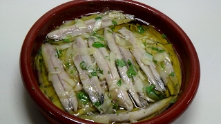 BOQUERONES EN VINAGRE DUROS Y BLANCOS [upl. by Dunton726]