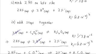 Equilibrium Constants For Multistep Reactions [upl. by Maroj]