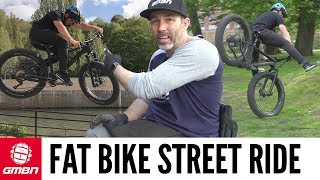 Can You Ride Street On A Fat Bike  MTB Skills [upl. by Wiskind413]