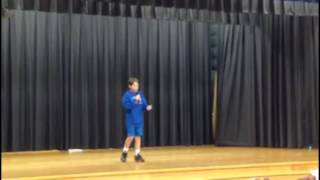 11 Year Old Kid Kills Rap God At Talent Show [upl. by Ynnam]